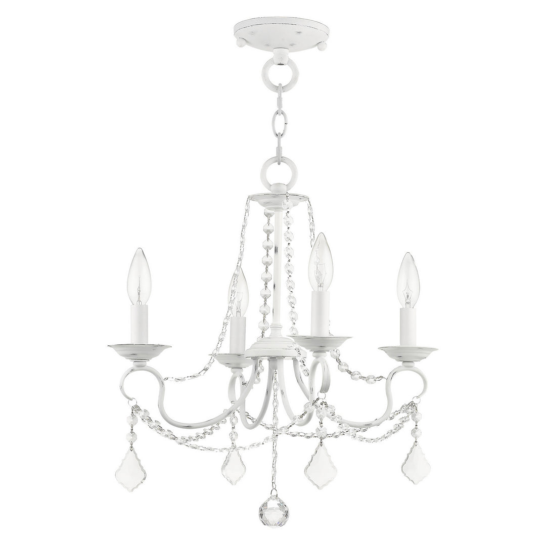 Livex Pennington 6514-60 Chandelier Light - Antique White