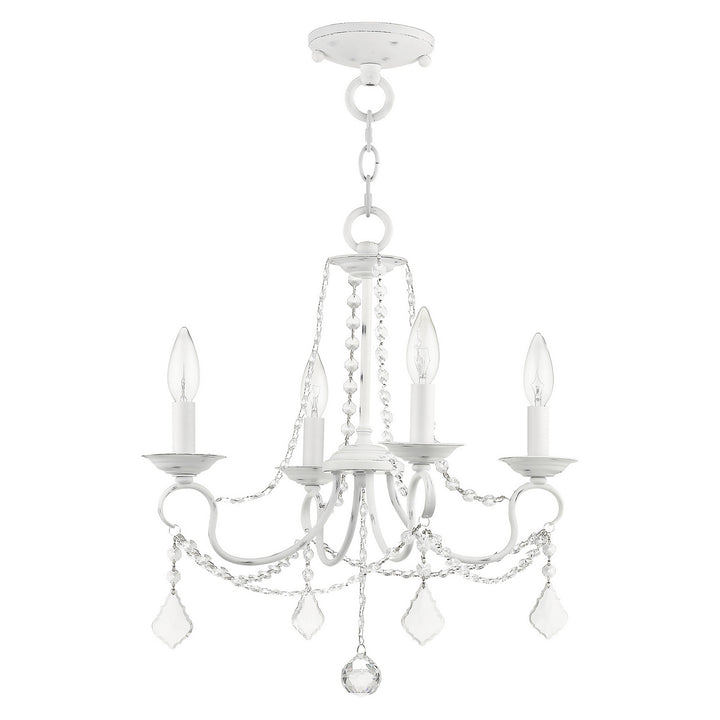 Livex Pennington 6514-60 Chandelier Light - Antique White
