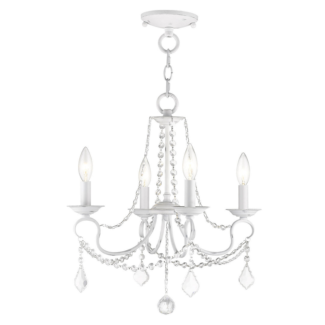 Livex Pennington 6514-60 Chandelier Light - Antique White