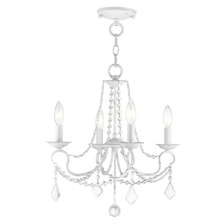 Livex Pennington 6514-60 Chandelier Light - Antique White