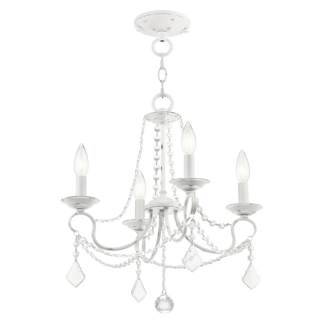 Livex Pennington 6514-60 Chandelier Light - Antique White