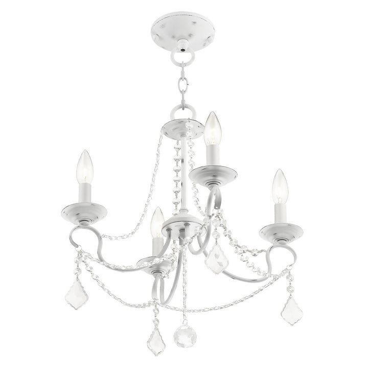 Livex Pennington 6514-60 Chandelier Light - Antique White