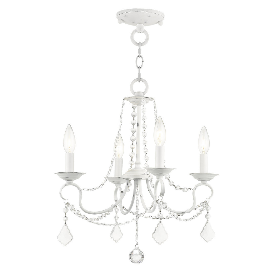 Livex Pennington 6514-60 Chandelier Light - Antique White