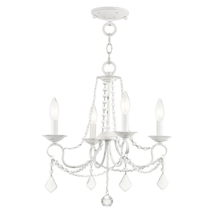 Livex Pennington 6514-60 Chandelier Light - Antique White
