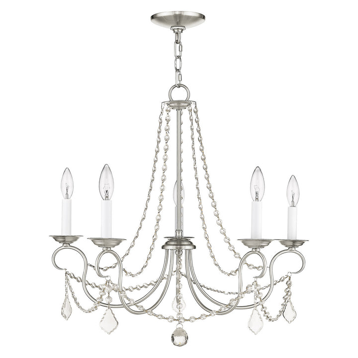 Livex Pennington 6515-91 Chandelier Light - Brushed Nickel