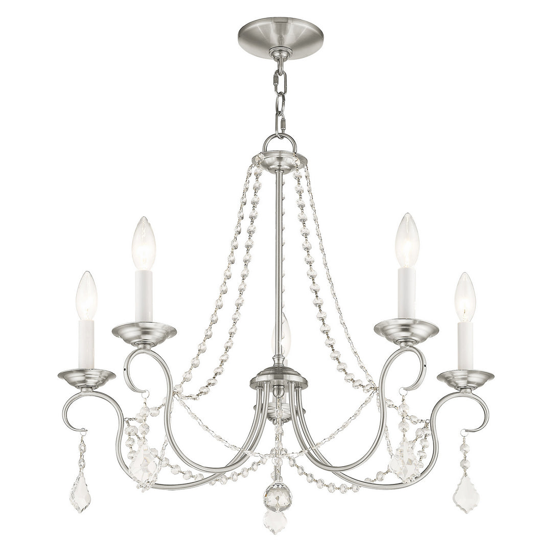 Livex Pennington 6515-91 Chandelier Light - Brushed Nickel