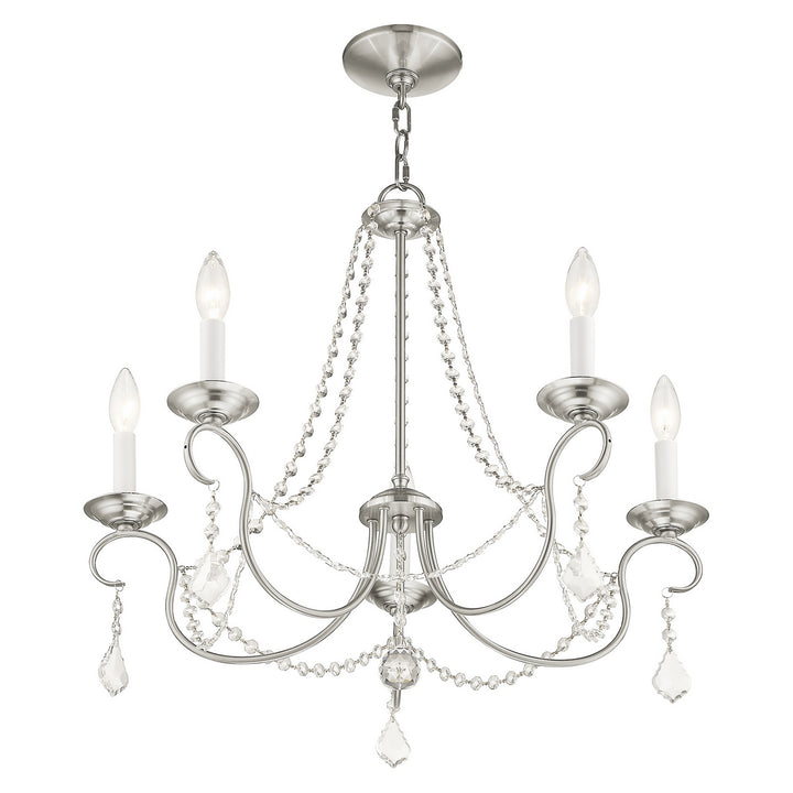 Livex Pennington 6515-91 Chandelier Light - Brushed Nickel