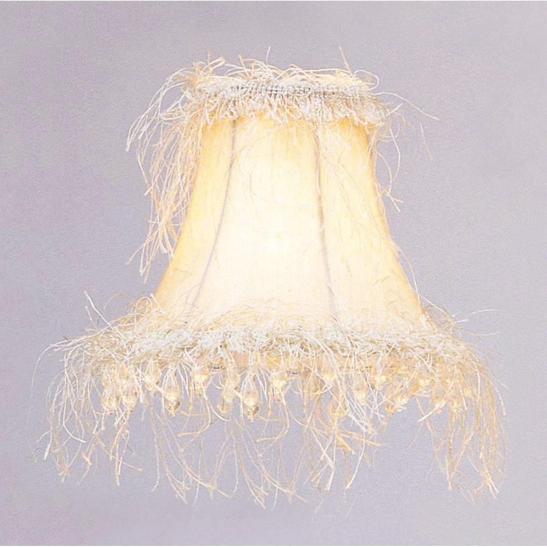 Livex Lighting S106  Fabric Candelabra Shades Lamp Shade Off White