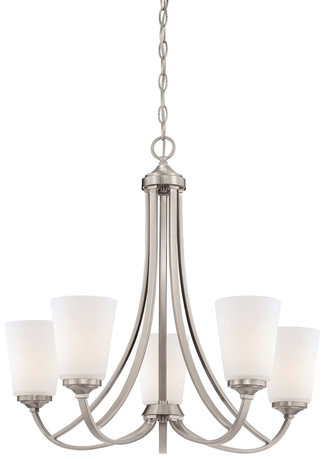 Minka-Lavery Overland Park 4965-84 Chandelier Light - Brushed Nickel