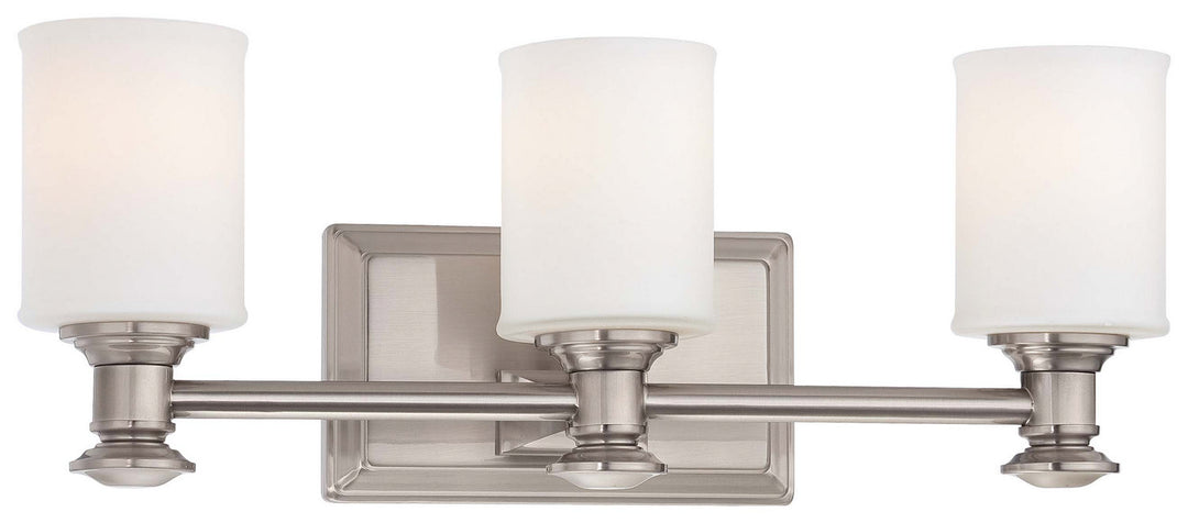 Minka-Lavery Harbour Point 5173-84 Bath Vanity Light 19 in. wide - Brushed Nickel