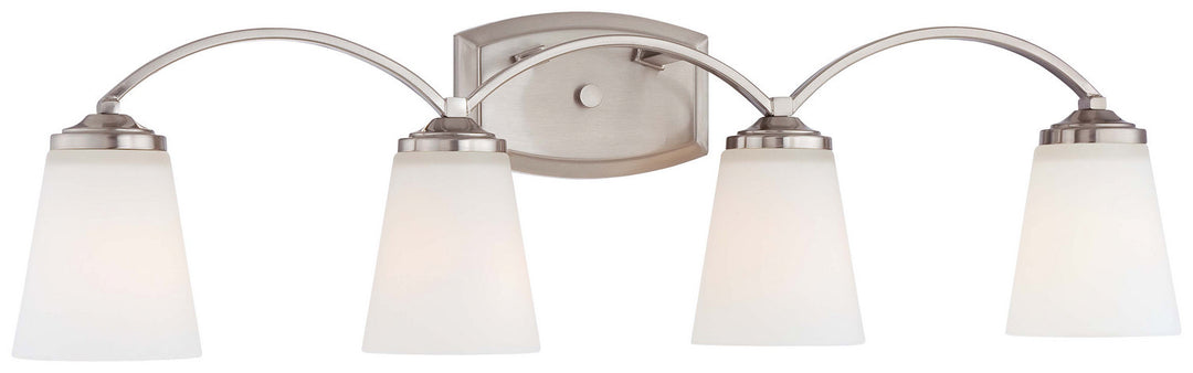 Minka-Lavery Overland Park 6964-84 Bath Vanity Light 31 in. wide - Brushed Nickel