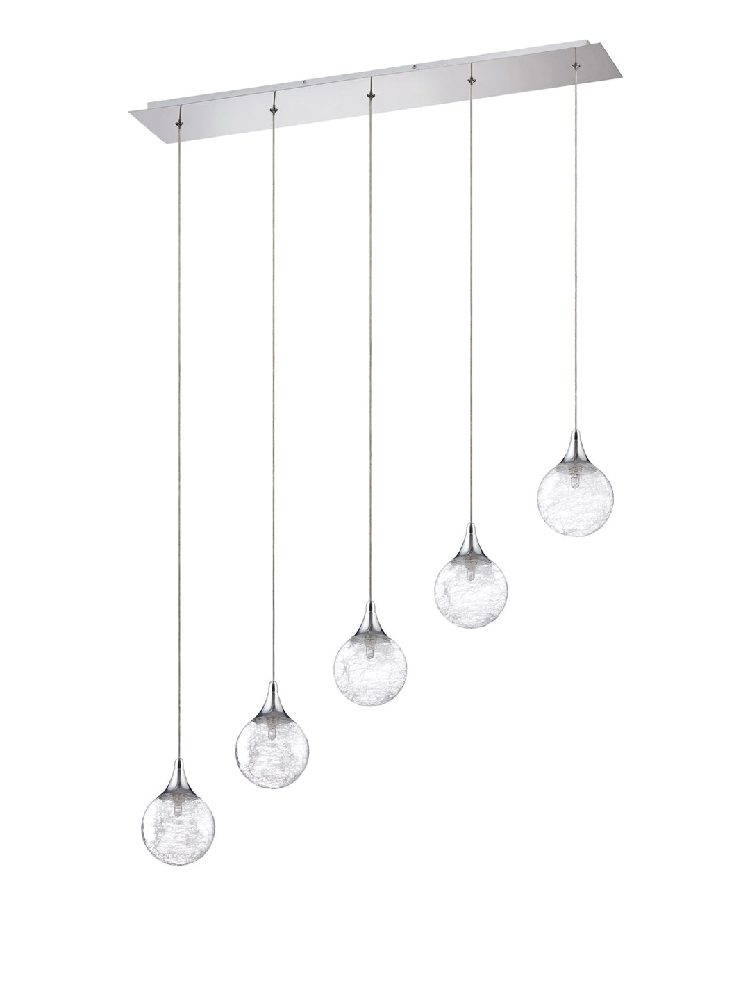 Kendal Fybra PF41-5LBR-CH Pendant Light - Chrome