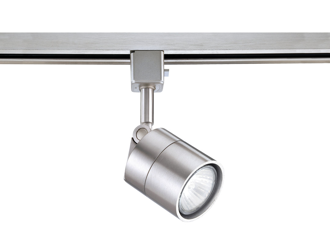 Kendal Lighting TLGU-19-SN Track Track Cylinder - Line Voltage Track Light Pewter, Nickel, Silver