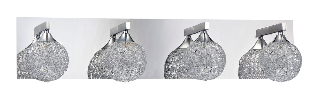 Kendal Solaro VF4000-4L-CH Bath Vanity Light 28 in. wide - Chrome