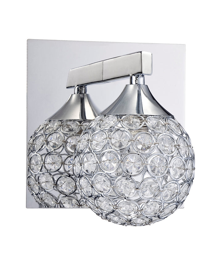 Kendal Crys VF4200-1L-CH Wall Light - Chrome