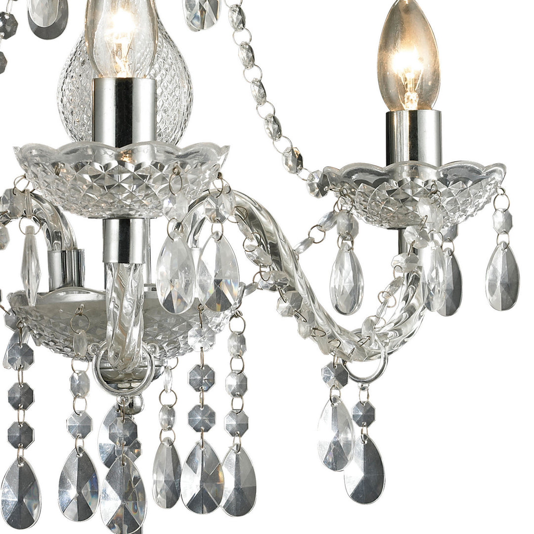 Elk Theatre 144-015 Chandelier Light - Clear