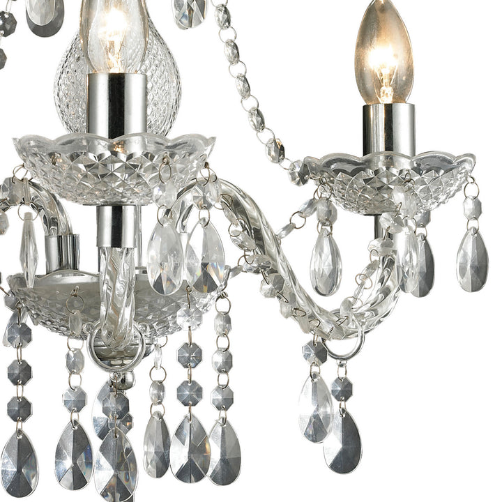 Elk Theatre 144-015 Chandelier Light - Clear