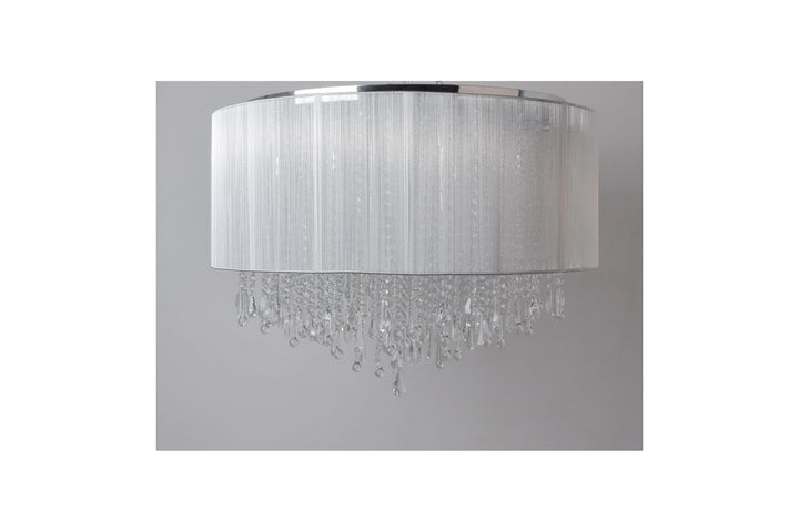 Avenue Beverly Dr. HF1500-SLV Ceiling Light - Silver Silk String