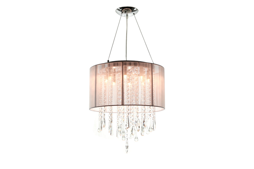 Avenue Beverly Dr. HF1501-TP Pendant Light - Taupe Silk String