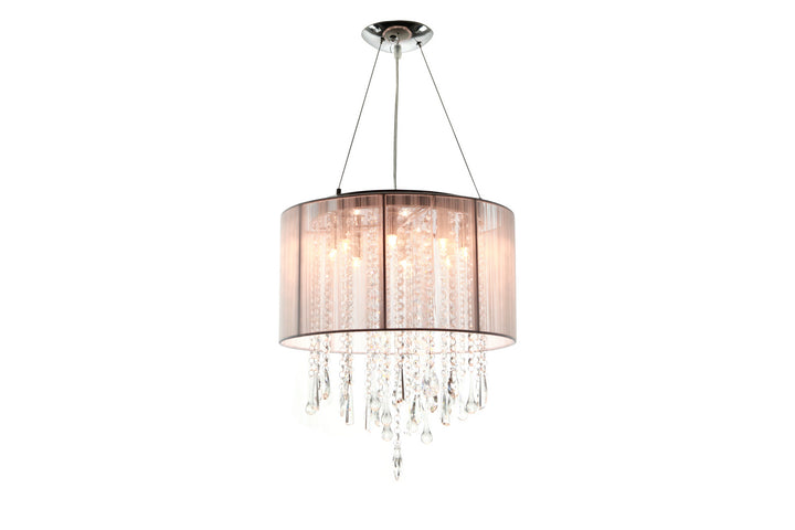 Avenue Beverly Dr. HF1501-TP Pendant Light - Taupe Silk String