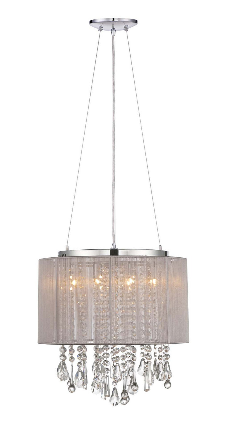 Avenue Beverly Dr. HF1501-TP Pendant Light - Taupe Silk String