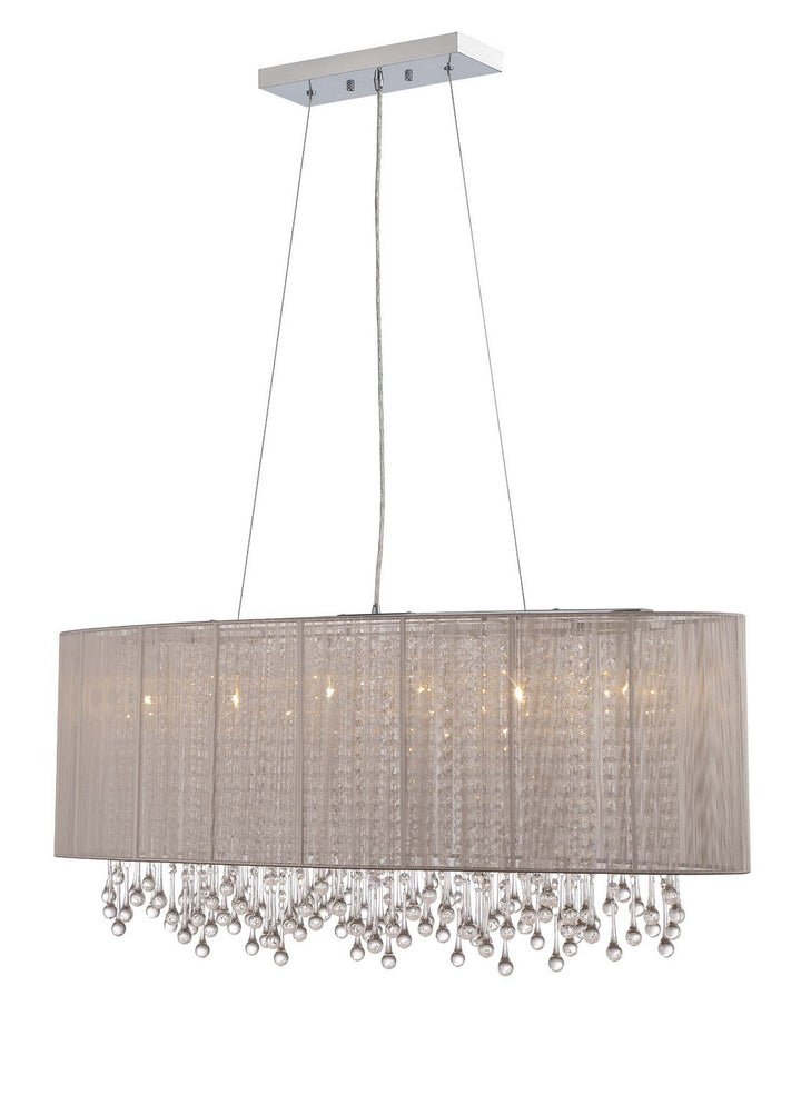 Avenue Beverly Dr. HF1503-TP Pendant Light - Taupe Silk String