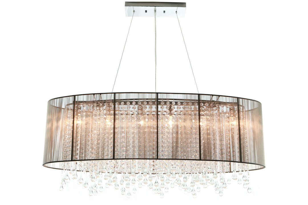 Avenue Beverly Dr. HF1503-TP Pendant Light - Taupe Silk String