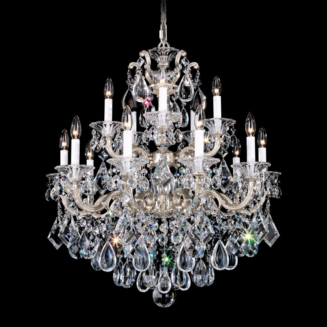 Schonbek La Scala 5075-48 Chandelier Light - Antique Silver