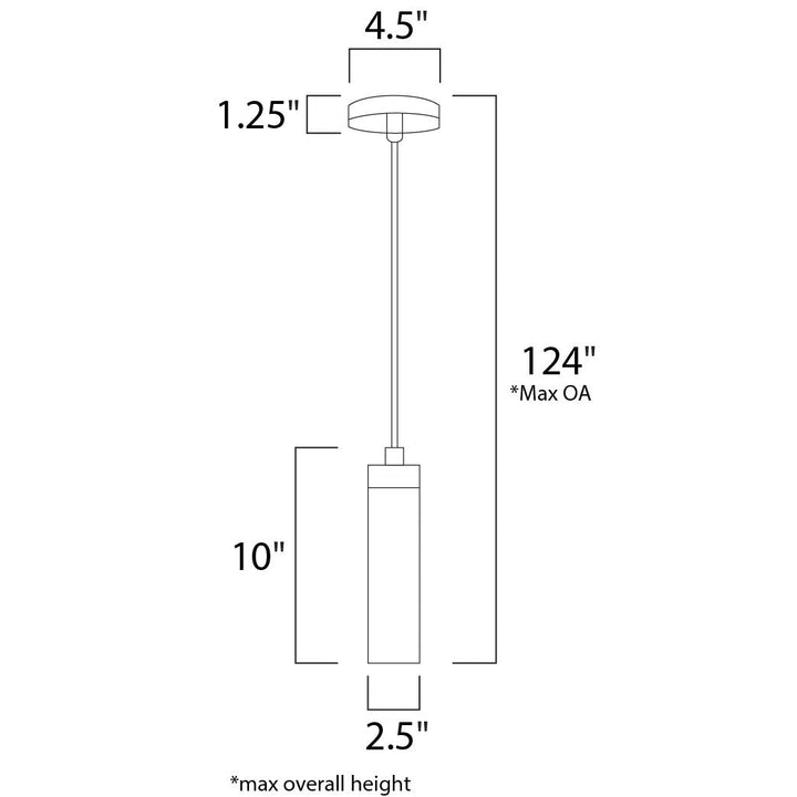 Maxim Cilandro 53009WTSN Pendant Light - Satin Nickel