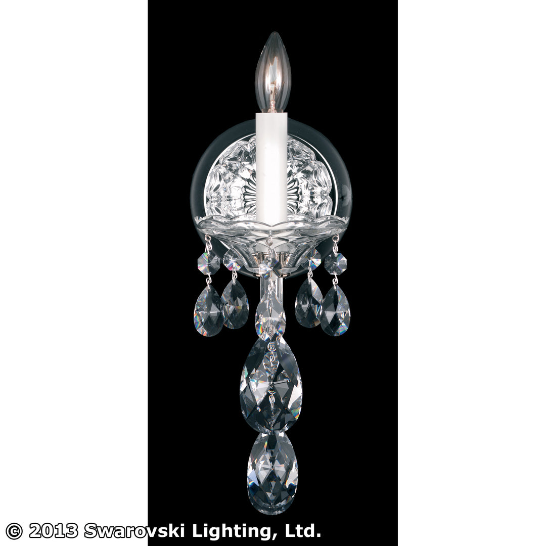 Schonbek Lighting 2990-40A  Sterling Wall Sconce Light Polished Silver