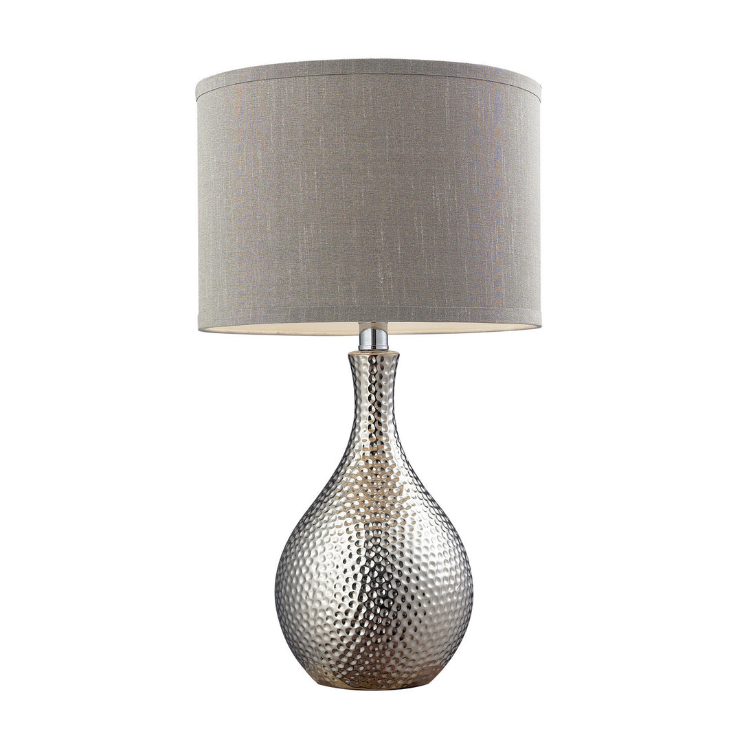 Elk Lighting D124  Hammered Chrome Lamp Chrome