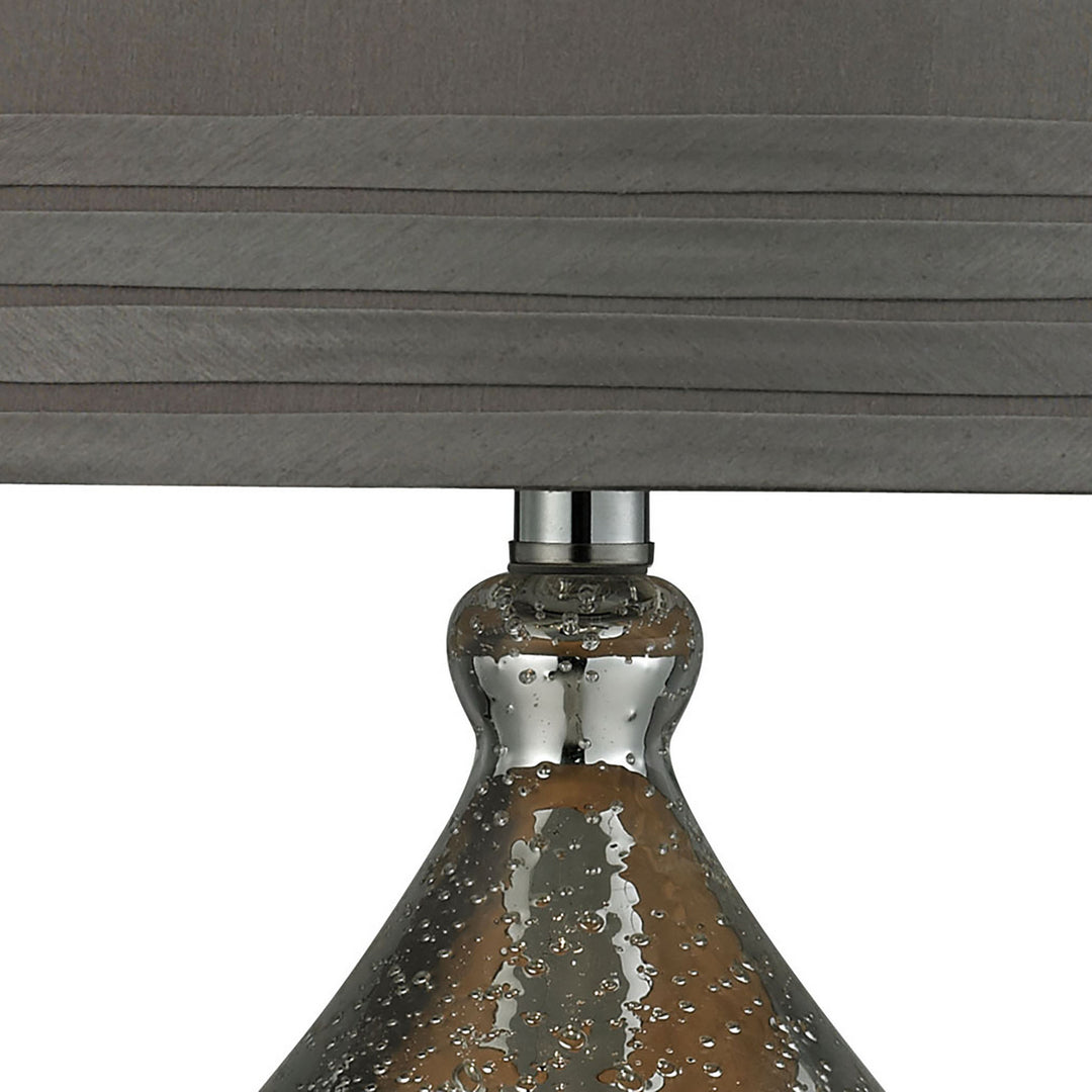 Elk Lighting D252 Bubble Glass Lamp Silver Mercury
