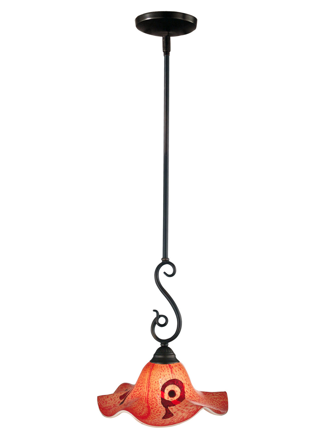Dale Tiffany Carmel Flare AH11243CB Pendant Light - Coffee Black