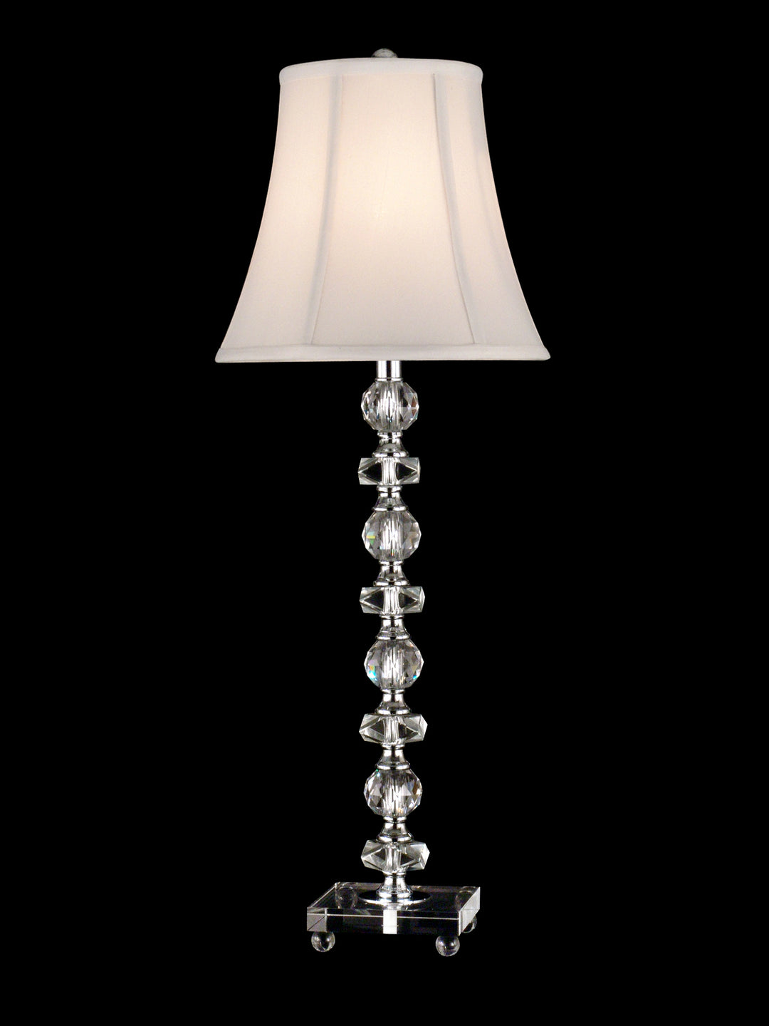 Dale Tiffany GB11065 Simon Lamp Polished Chrome