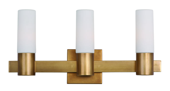 Maxim Contessa 22413SWNAB Bath Vanity Light 21 in. wide - Natural Aged Brass