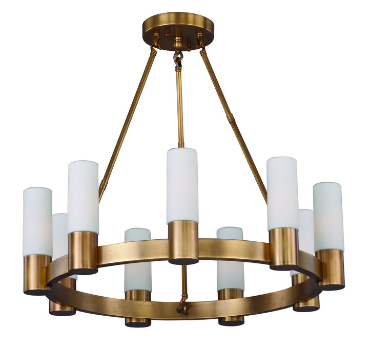 Maxim Contessa 22418SWNAB Chandelier Light - Natural Aged Brass