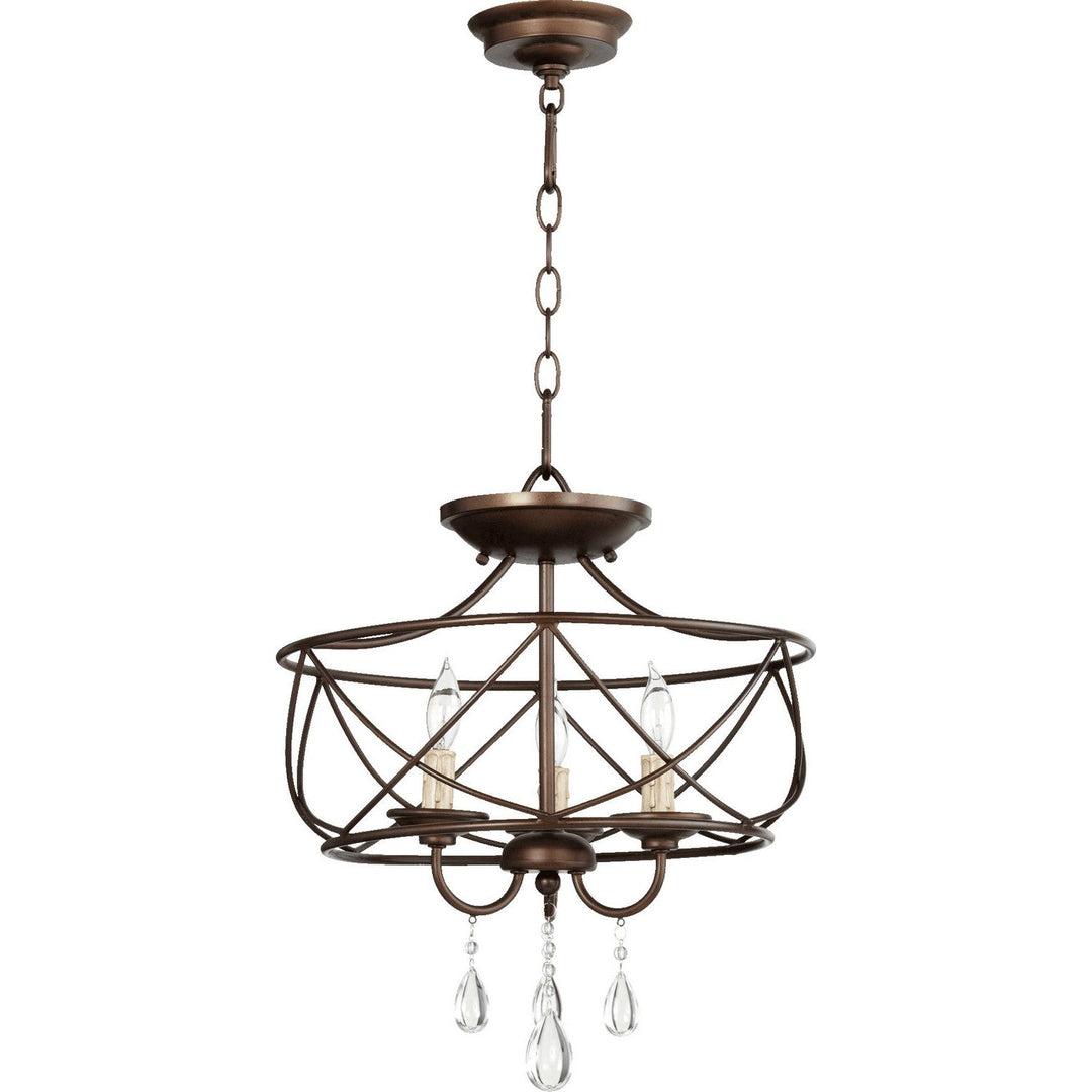 Quorum Cilia 2716-16-86 Chandelier Light - Oiled Bronze
