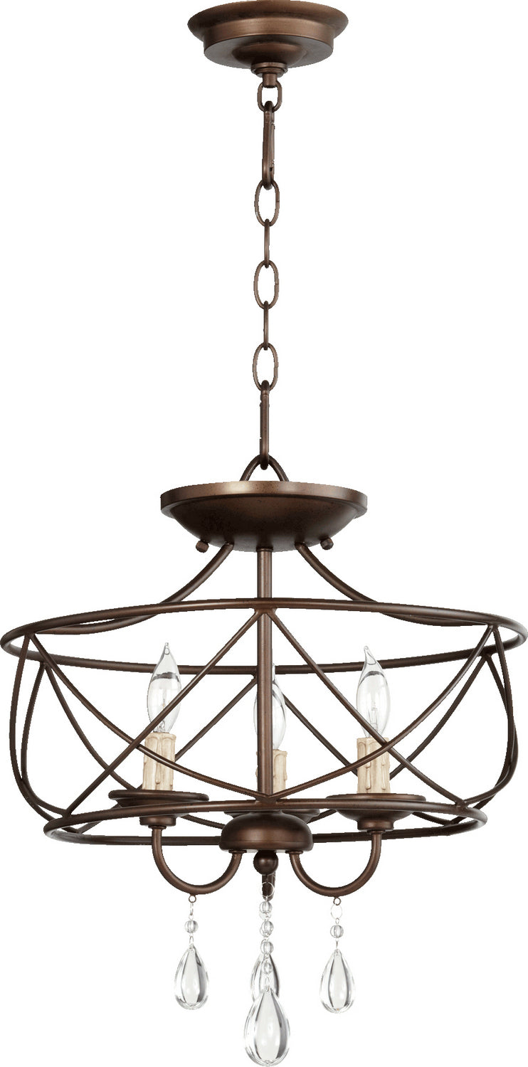 Quorum Cilia 2716-16-86 Chandelier Light - Oiled Bronze