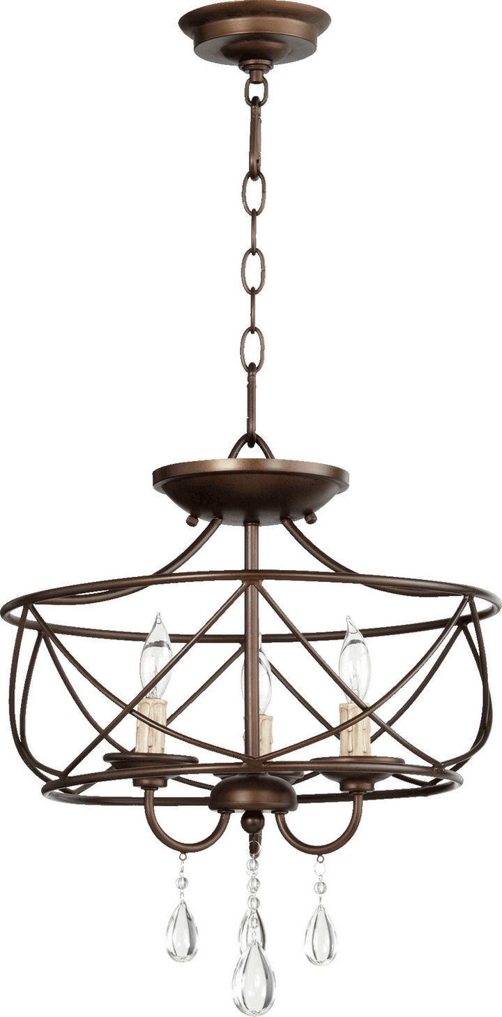 Quorum Cilia 2716-16-86 Chandelier Light - Oiled Bronze