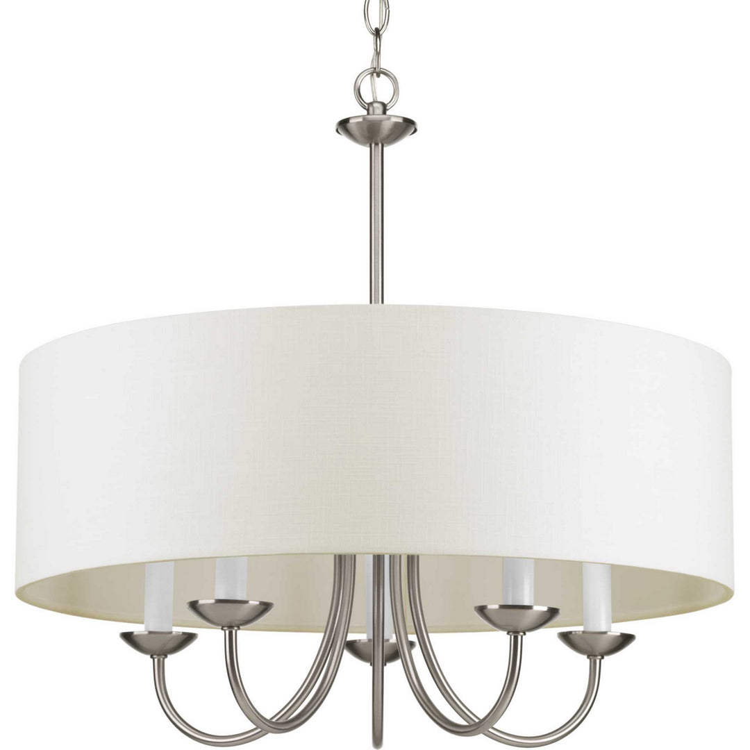 Progress Drum Shade P4217-09 Chandelier Light - Brushed Nickel