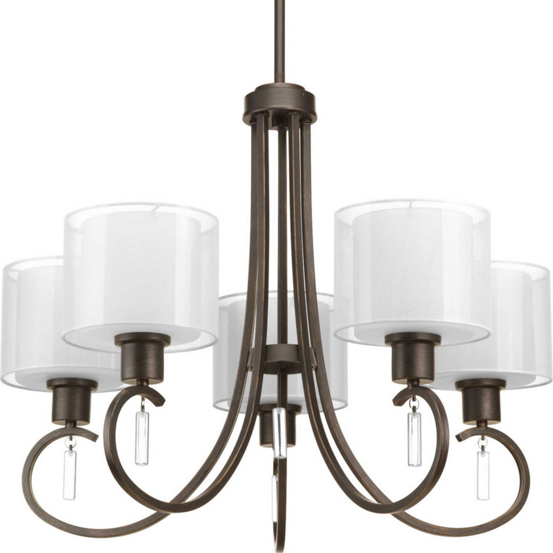 Progress Invite P4696-20 Chandelier Light - Antique Bronze