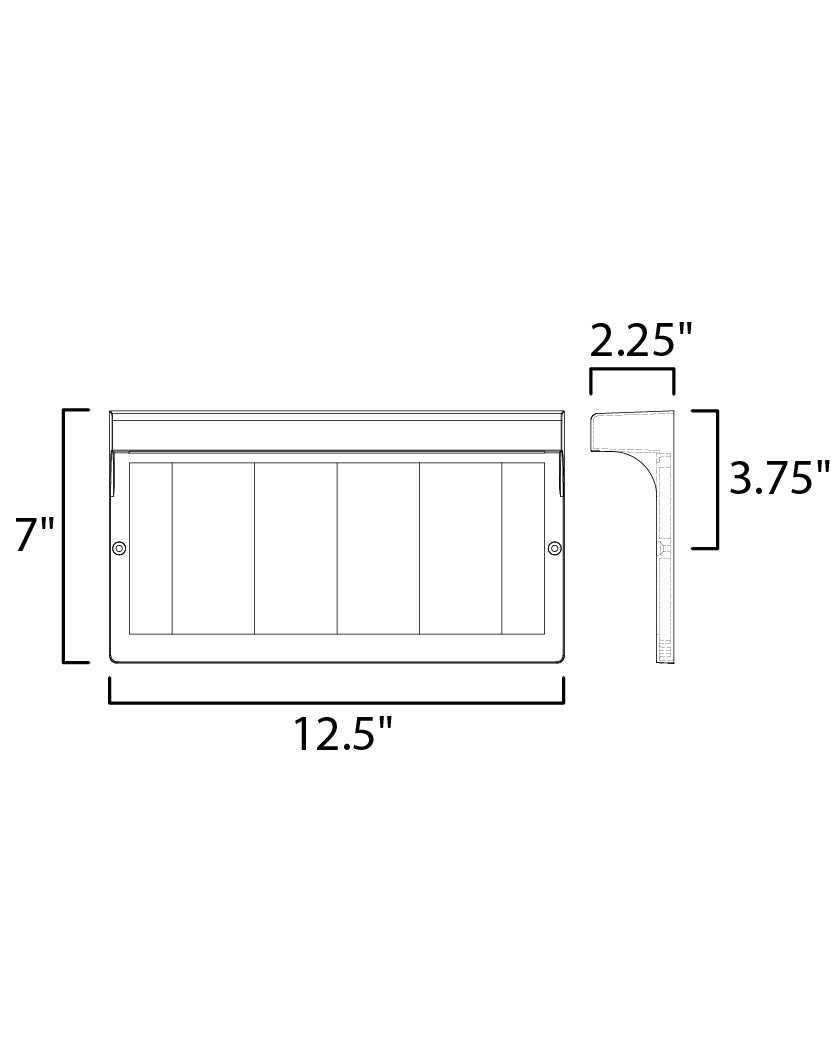 Maxim Lighting 53610BK  Address Outdoor Black