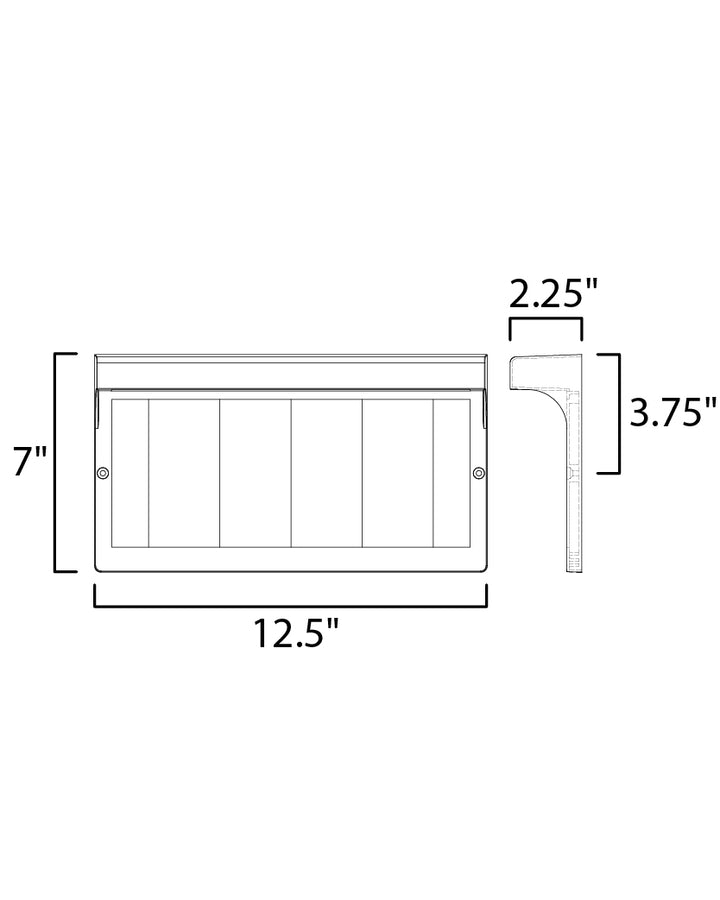 Maxim Lighting 53610BK  Address Outdoor Black