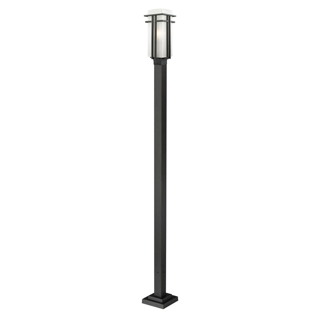 Z-Lite Lighting 549PHB-536P-BK Modern Abbey Outdoor Black