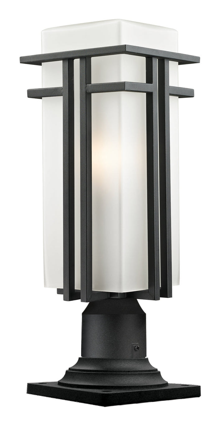 Z-Lite Lighting 549PHBR-533PM-BK Modern Abbey Outdoor Black