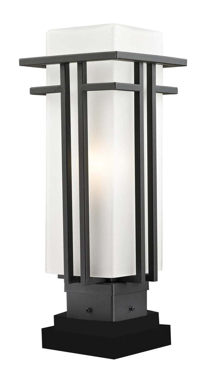 Z-Lite Lighting 550PHM-SQPM-ORBZ  Abbey Modern Outdoor Modern Outdoor Rubbed Bronze
