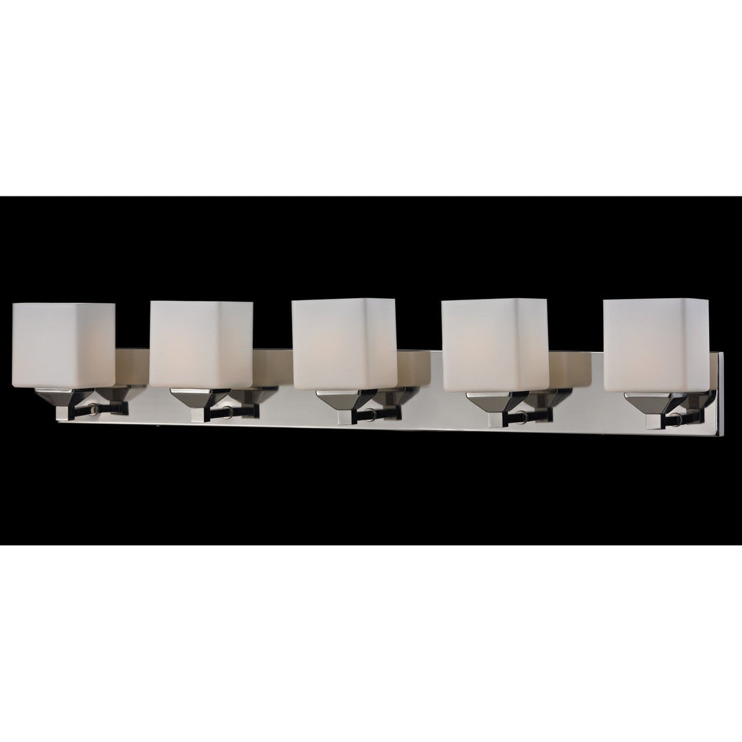 Z-Lite Quube 2105-5V Bath Vanity Light 39 in. wide - Chrome