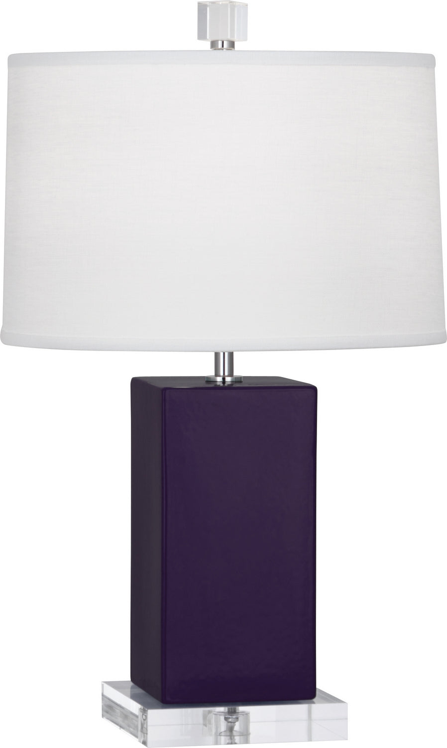 Robert Abbey Lighting AM990 Harvey Lamp Amethyst Glazed