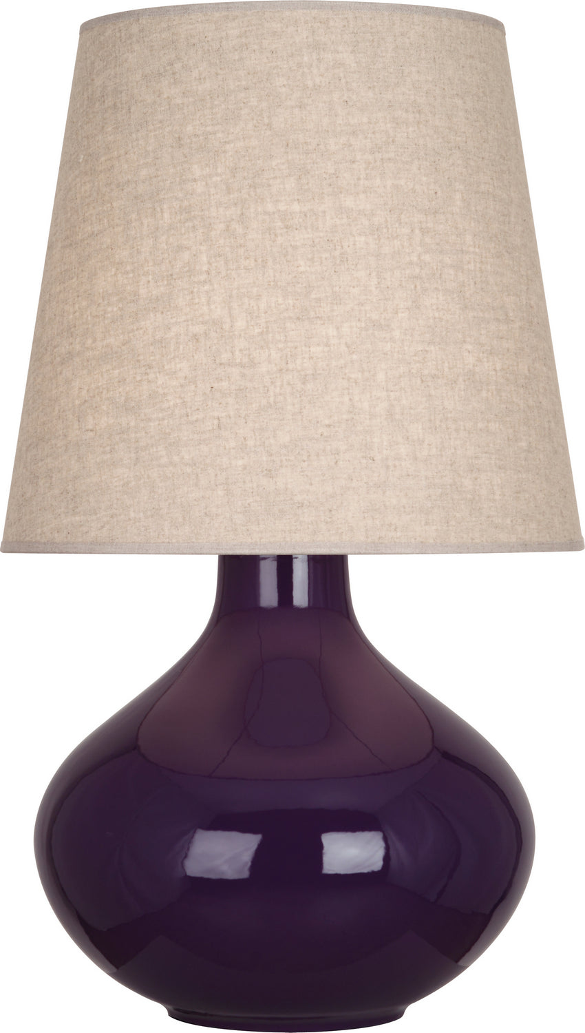 Robert Abbey Lighting AM991 June Lamp Amethyst Glazed