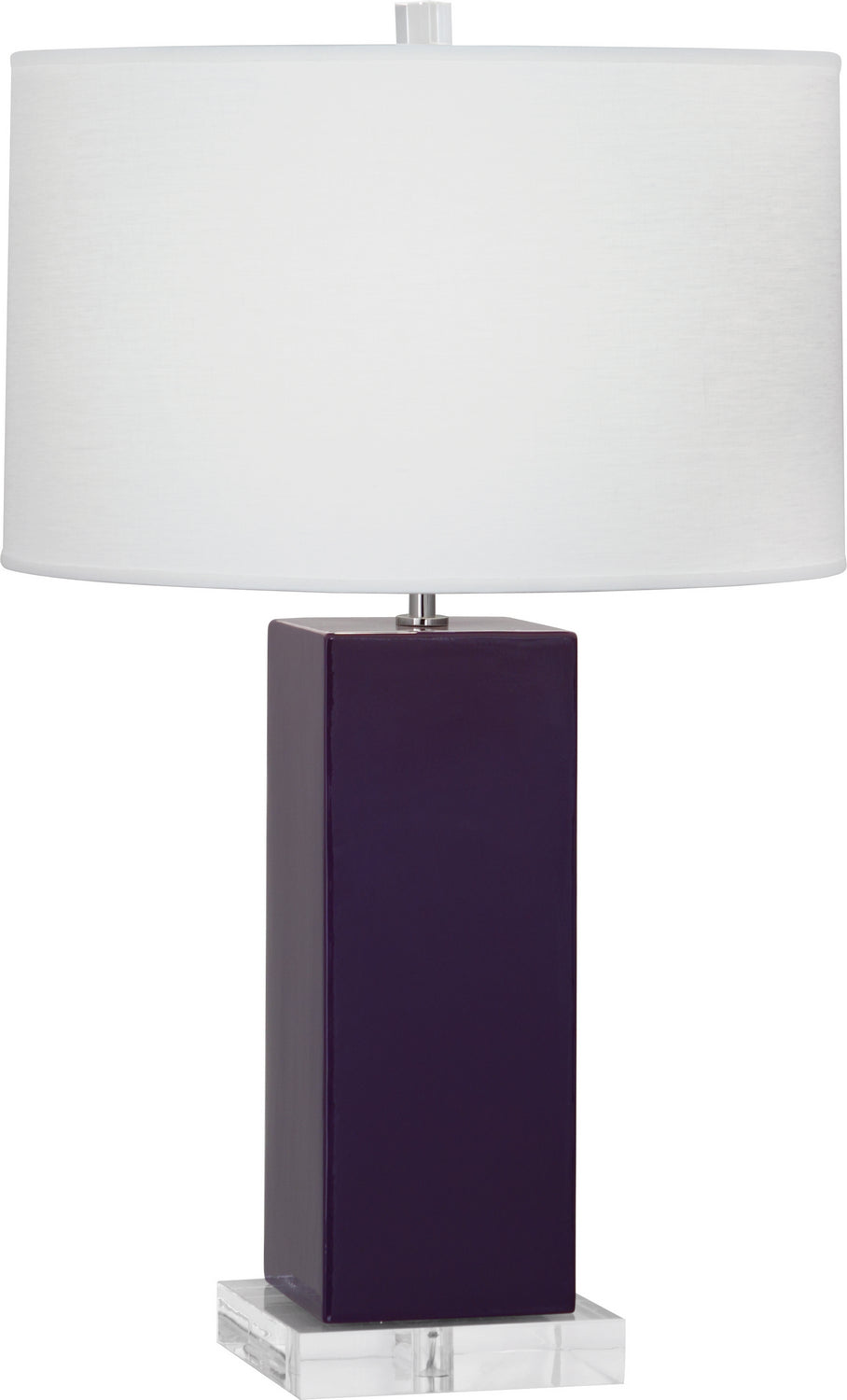 Robert Abbey Lighting AM995 Harvey Lamp Amethyst Glazed